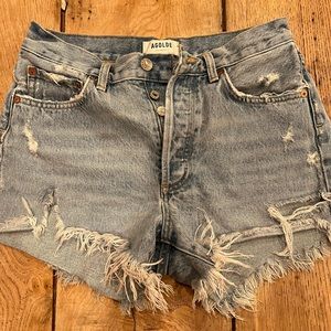 AGolde Parker Denim Shorts